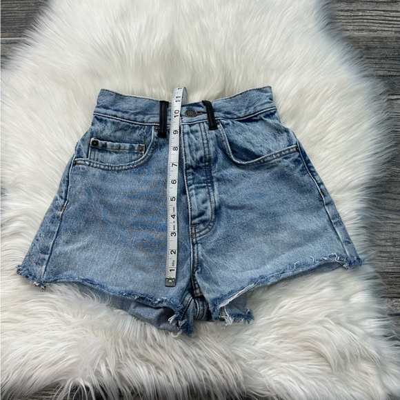 The Kooples High Rise Denim Shorts - Picture 6 of 9
